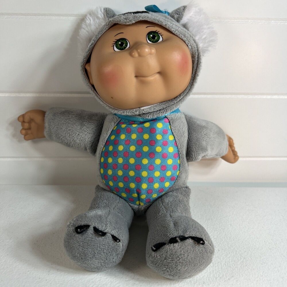 Cabbage Patch Kids Doll Frankie Koala Zoo Friends Collectible 9" Gray